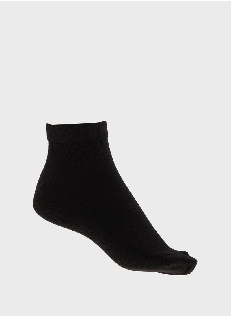 Seventy Five Basics 5 Pack Ankle Socks with Antibacterial Finish  - Image 2