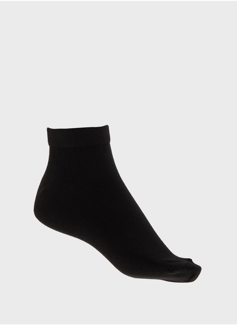 Seventy Five Basics 5 Pack Ankle Socks with Antibacterial Finish  - Image 4