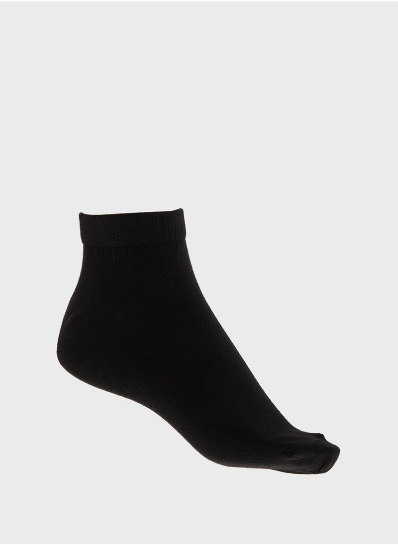 Seventy Five Basics 5 Pack Ankle Socks with Antibacterial Finish  - Image 3