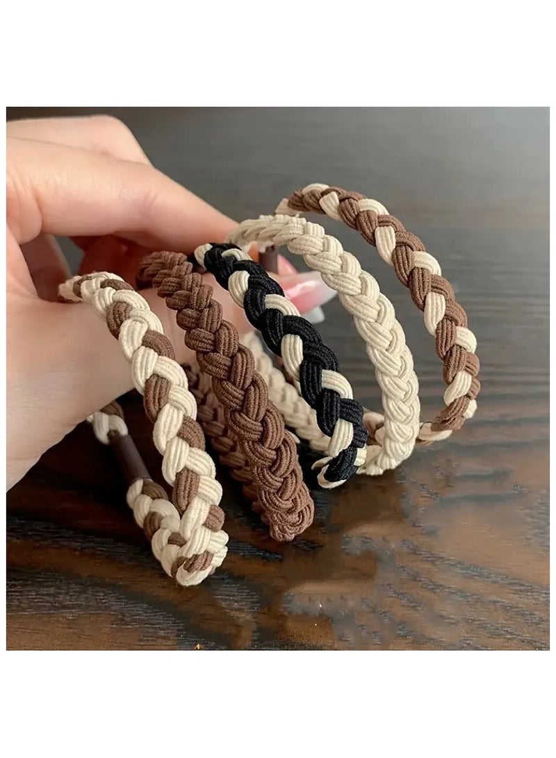 ام كي 5 قطع من ربطات الشعر المرنة المضفرة - Image 1