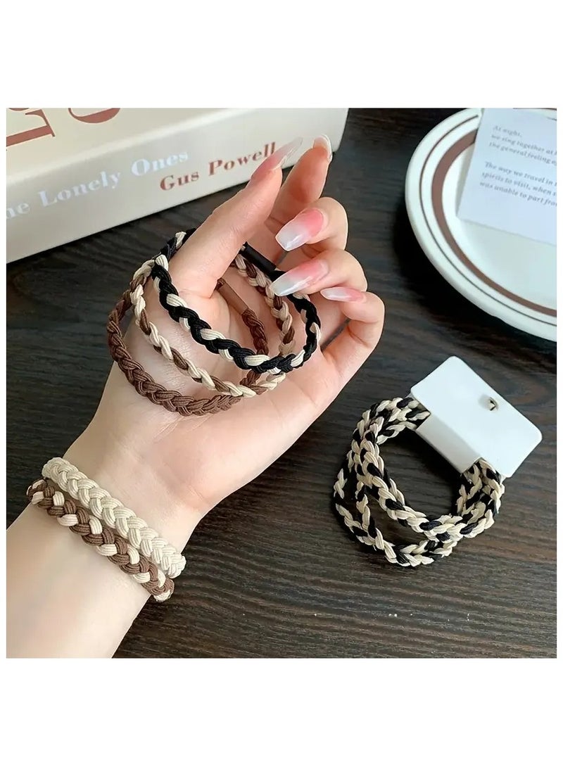 ام كي 5 قطع من ربطات الشعر المرنة المضفرة - Image 3