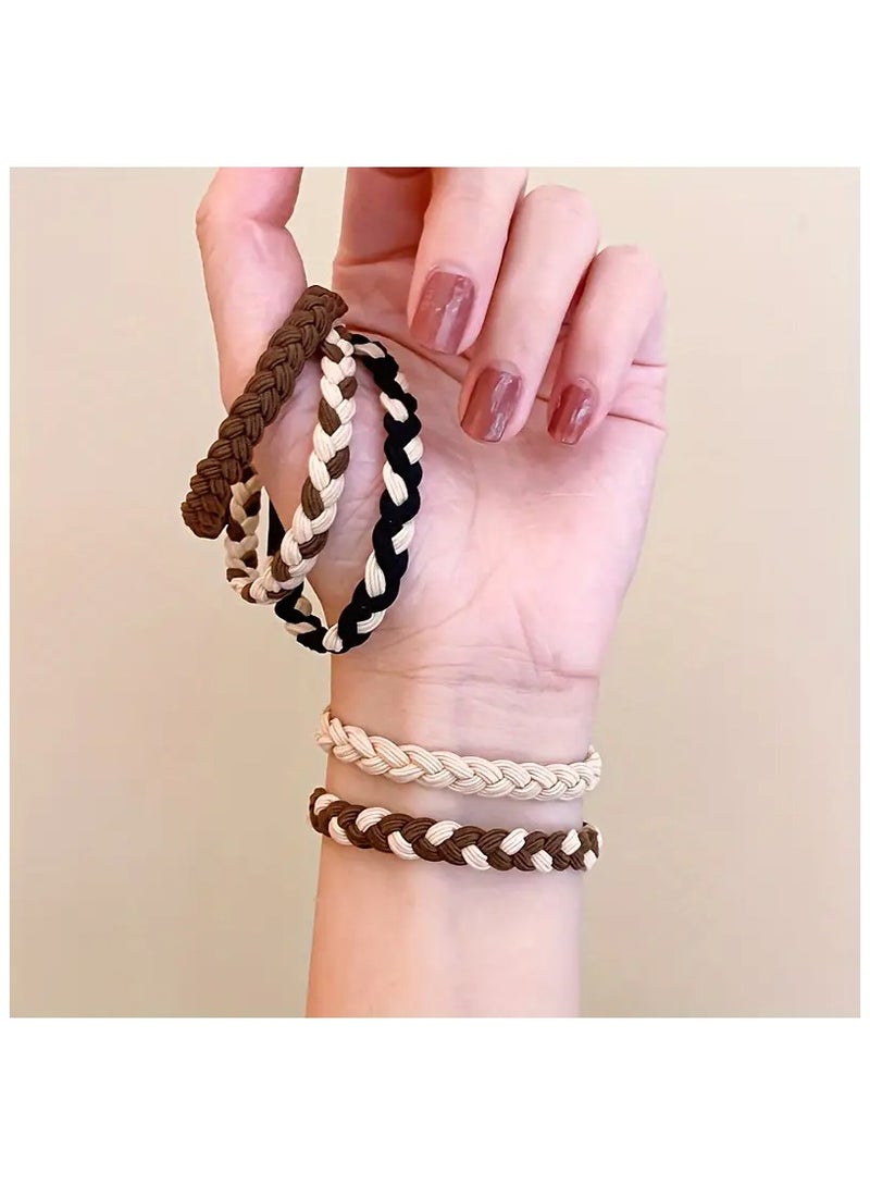 ام كي 5 قطع من ربطات الشعر المرنة المضفرة - Image 5