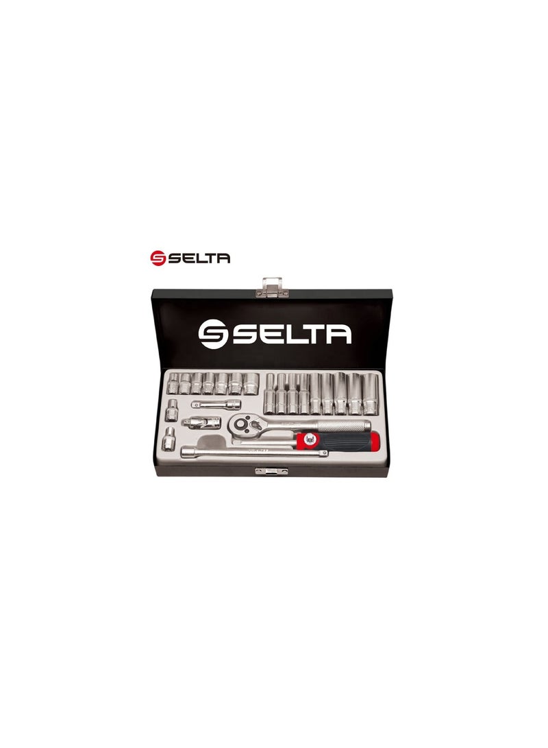 Selta 24pcs 1/2" Dr. Socket-Set 