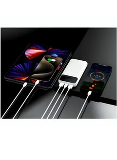 ايوسويت بنك طاقة لاسلكي قوي ومحمول بقدرة 10000 مللي أمبير في الساعة مع منفذ USB C ومنفذين USB A شاحن محمول بقوة 22.5 وات شحن سريع متوافق مع جميع الأجهزة  - Image 3