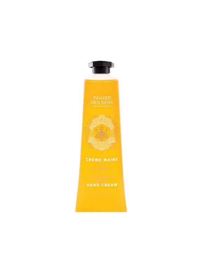 PANIER DES SENS Honey Hand Cream For Dry Cracked Hands With Olive Oil Made In France 97% Natural 1Floz/30Ml  - Image 1
