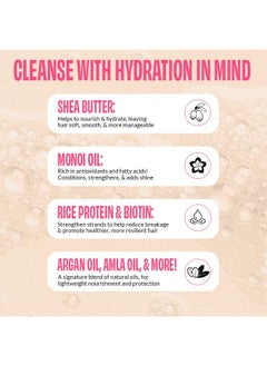 FoxyBae Shampoo Bar For Hair - With Rice Protein, Biotin, Monoi Oil, & Shea Butter - Sulfate Free, Paraben Free, Cruelty Free - Solid Shampoo For Women & Men - 2.5 Oz  - Image 4