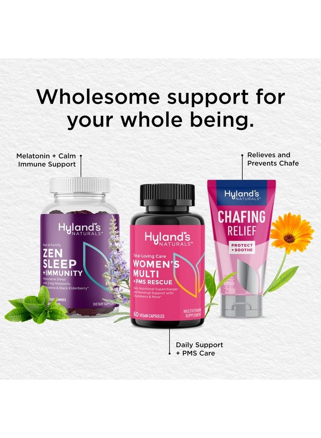 Hyland's Total Loving Care Multivitamin for Women and PMS Rescue, 60 Vegan Capsules with L-Theanine for Focus and Stress Relief Support with Chasteberry and Dong Quai for Menstrual Support - Image 5