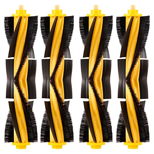 CHAIN PEAK (4 Pieces) N10 Roller Brushes Main Brush Replacement Parts for Ecovacs DEEBOT OZMO N10 N10 Plus 920 950 T8 AIVI Max T9 T5 N5 N7 N8+ N8 Pro DX55 DX93 DJ65 Robot Vacuum - Image 1