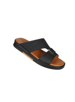 barjeel uno 008-3402 Barjeel Uno Men Arabic Sandals BJM 14 Black  - Image 1