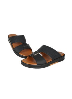 barjeel uno 008-3402 Barjeel Uno Men Arabic Sandals BJM 14 Black  - Image 2