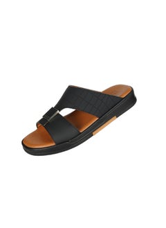 barjeel uno 008-3402 Barjeel Uno Men Arabic Sandals BJM 14 Black  - Image 3