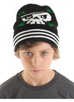 Mshb&G Pirate Boy Knitted Beanie Black  - Image 1