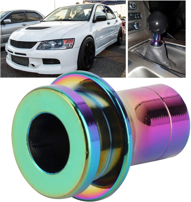 Shift Knob Boot Retainer Adapter, Aluminum Alloy, Universal Fit for Manual Transmission Vehicles Black - Durable Construction, Easy Installation, Compatible with Most Cars (Colorful) - Image 4
