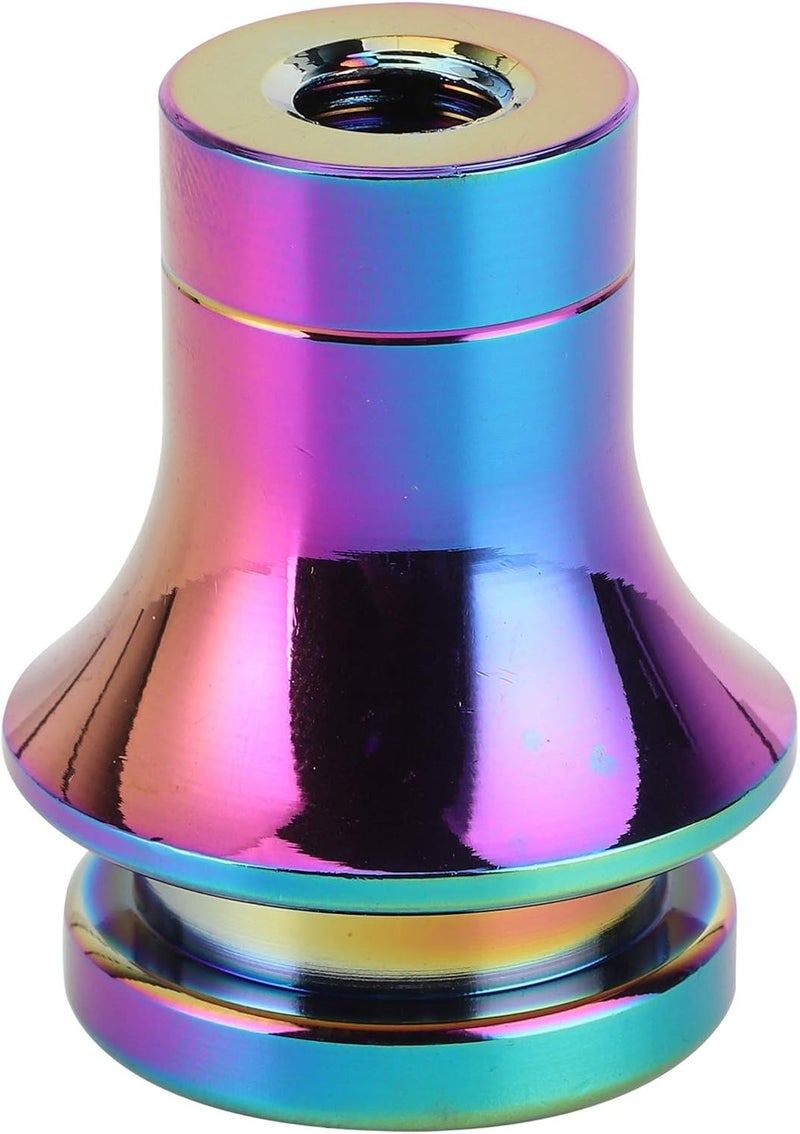 Shift Knob Boot Retainer Adapter, Aluminum Alloy, Universal Fit for Manual Transmission Vehicles Black - Durable Construction, Easy Installation, Compatible with Most Cars (Colorful) - Image 1