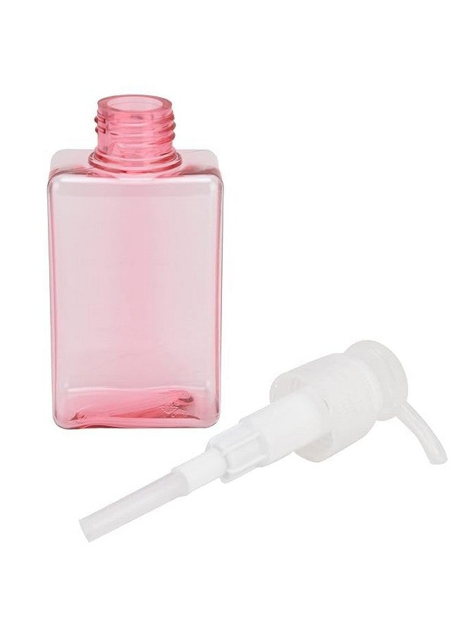 BANIRA Travel Pump Bottle Dispenser, 100 ml, Pink & Green, Pack of 2, for Lotion, Shower Gel, Hand Soap - Image 2