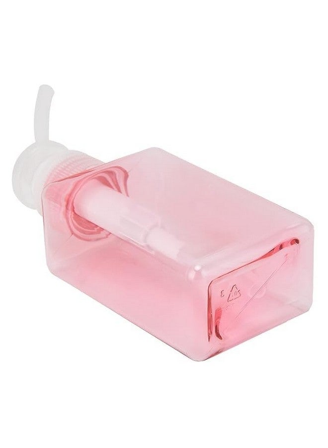 BANIRA Travel Pump Bottle Dispenser, 100 ml, Pink & Green, Pack of 2, for Lotion, Shower Gel, Hand Soap - Image 3