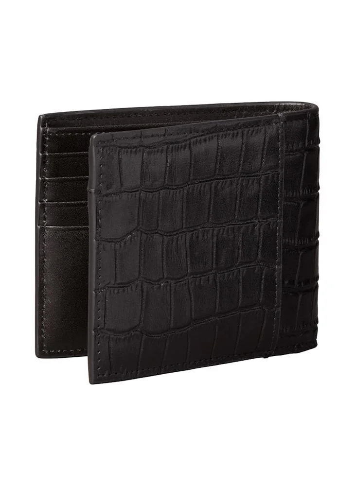 CALVIN KLEIN Croc Embossed Bi-Fold Wallet
