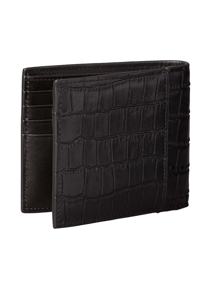CALVIN KLEIN Croc Embossed Bi-Fold Wallet - Image 2