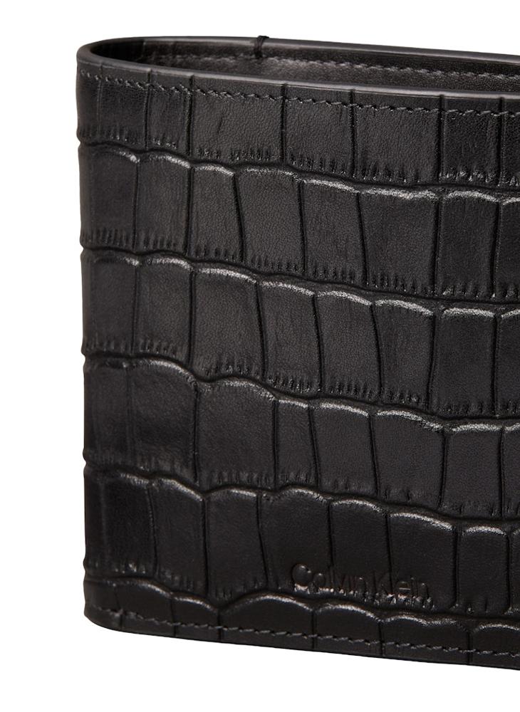 CALVIN KLEIN Croc Embossed Bi-Fold Wallet - Image 4