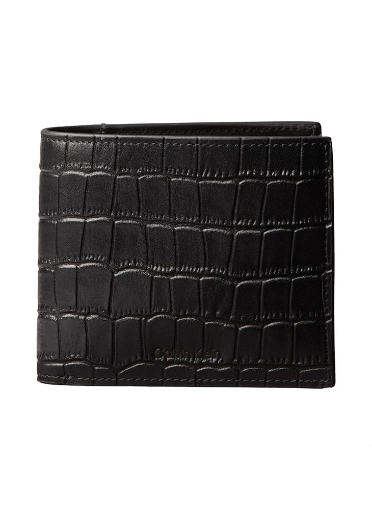 CALVIN KLEIN Croc Embossed Bi-Fold Wallet - Image 1
