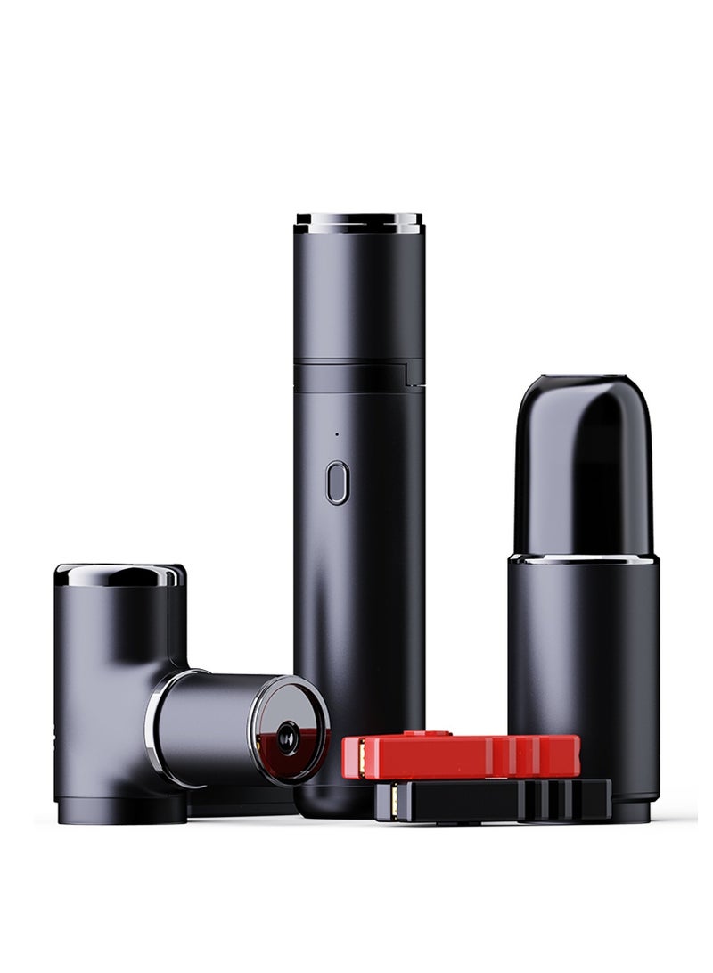 كروني مجموعة أدوات السيارة المحمولة K2 4 في 1 - ضاغط هواء، وجهاز تشغيل السيارة، ومكنسة كهربائية، ومصباح يدوي، ونفخ سريع لإطارات السيارة، وشفط 6000 باسكال، وبطارية 10000 مللي أمبير في الساعة للسفر الآمن وفي حالات الطوارئ - Image 1