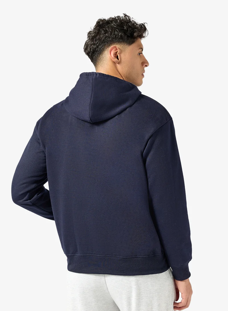 Seventy Five Basics Graphic Print Hoodie