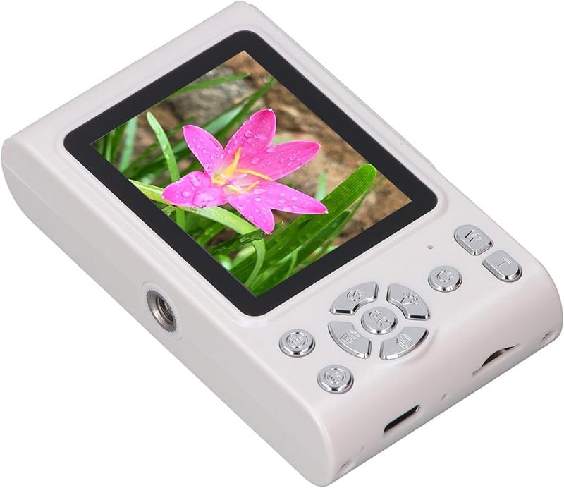 White Digital Camera 16x Zoom Anti Shake Vlogging Compact Camera for Kids Travel - Image 5