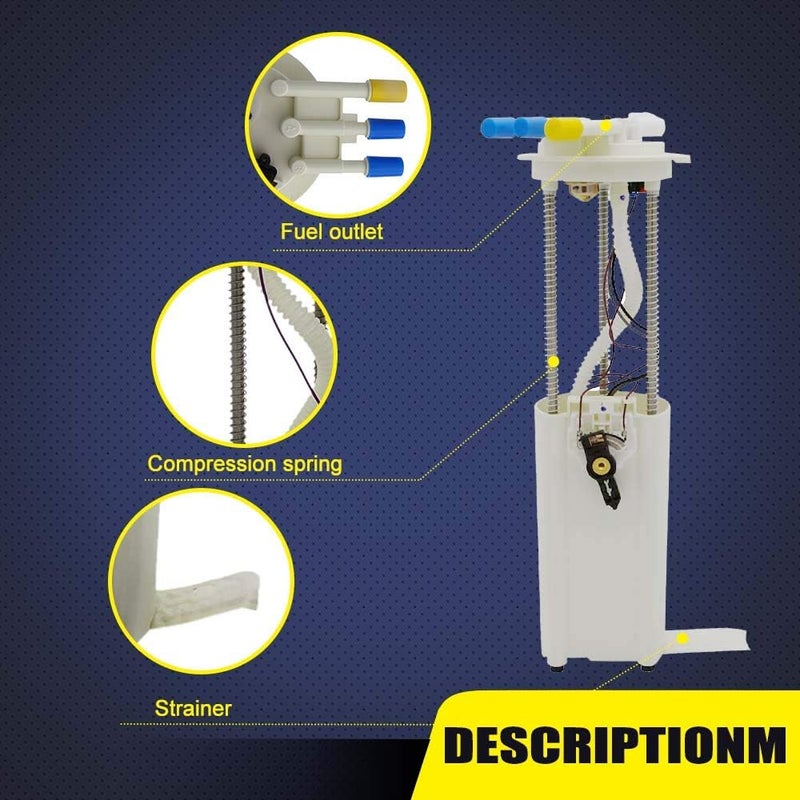 TOPSCOPE Fuel Pump Module Assembly E3563M for 2002-2003 Chevrolet S10 & GMC Sonoma 4.3L V6 - Image 5