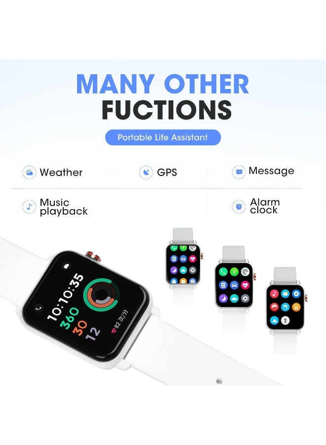 Autel OTOFIX Smart Watch, 50+ Sport Modes, 1.78’’ Fitness Tracker Smartwatch, Heart Rate & Blood Oxygen Monitor, Answer/Make Call, 4 Days Using, Voice Control Over Vehicle, White  - Image 4