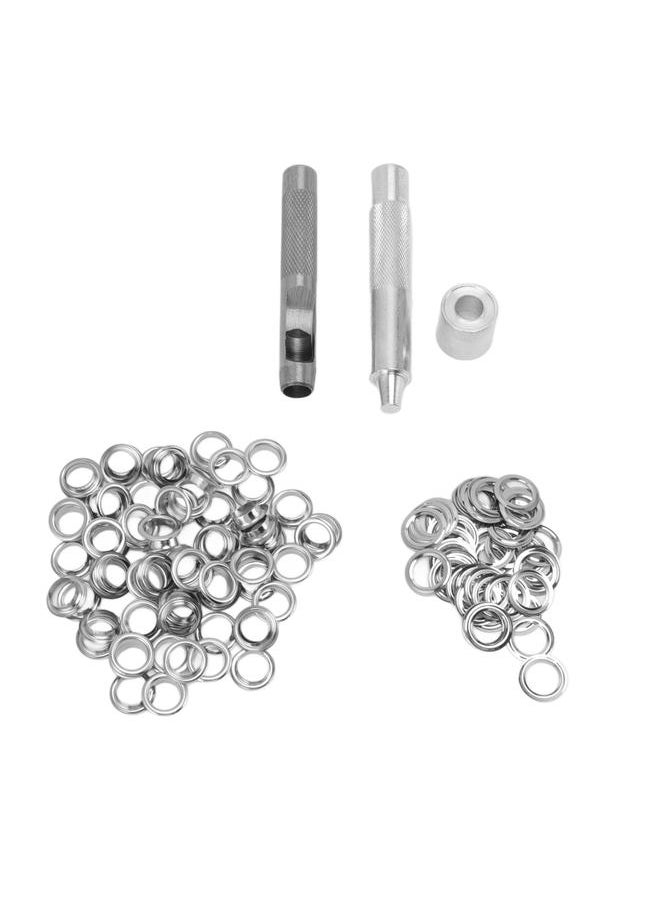 Grommet Tool Kit 100 Set Grommet Eyelets with Setting Tools Hole Cutter Mandrel for Tarps Handicraft - pzsku/Z6B770EF9FC97CBB8BFE9Z/45/_/1732119669/02ddfea9-51a7-46df-b033-87fa3246533f