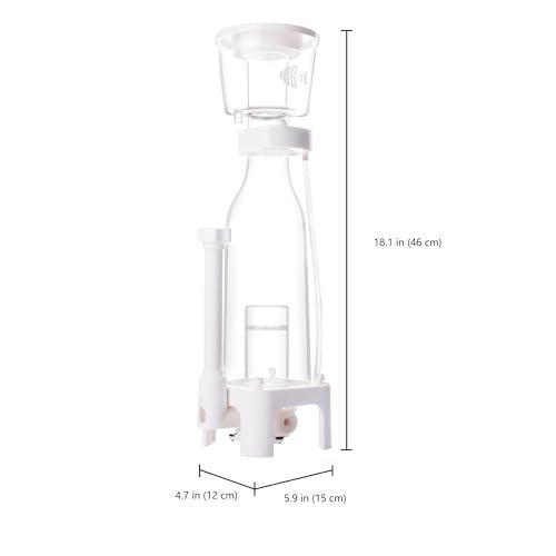 IOAOI in Sump Protein Skimmer for 60-90 Gallons Saltwater Aquariums, DC Needle-Wheel Pump with Controller, Adjustable Air/Water Flow - Image 2