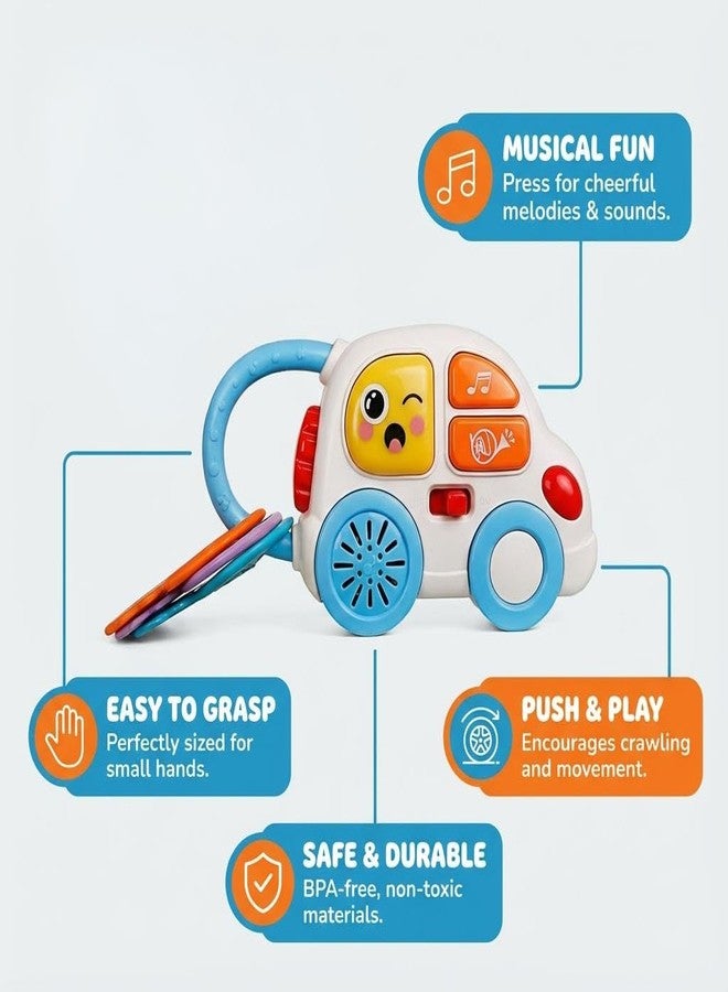 Shooting Star Musical Keys Set - Fun & Engaging Piano Toy, Multicolor, 12M+ - Image 2