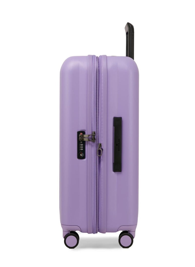 Echolac Amos Pro 4 Double Wheel 75cm Check-in Luggage Trolley Violet Tulip - PC232SA - Image 4