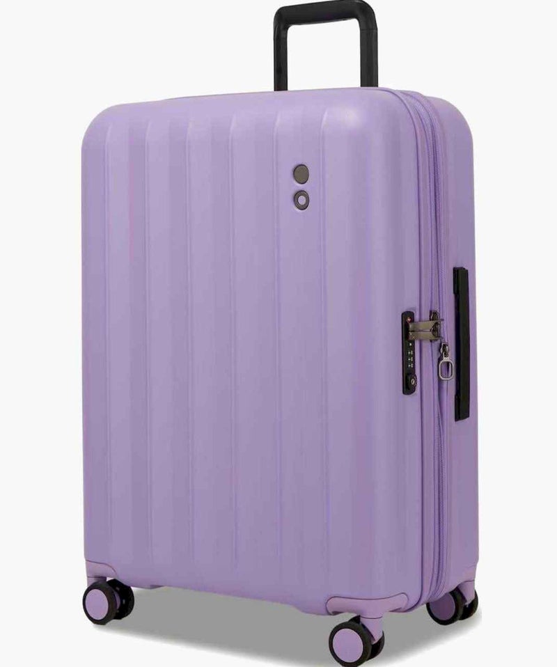 Echolac Amos Pro 75 Cm Hardside 4-Double Wheeled Check-in Luggage Trolley - Violet Tulip - Image 5