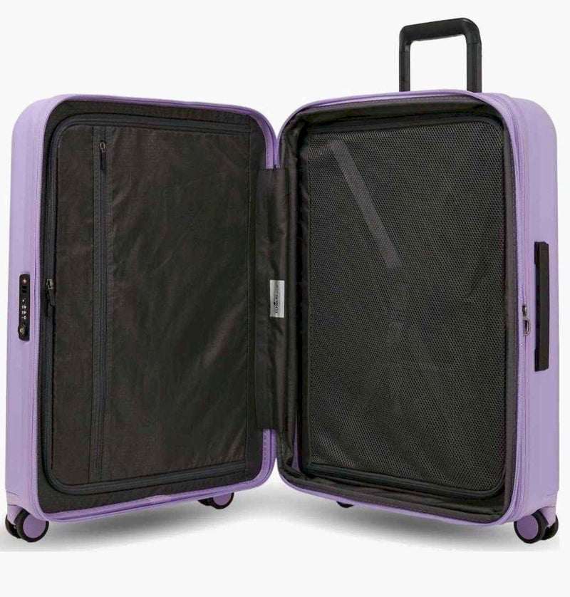 Echolac Amos Pro 75 Cm Hardside 4-Double Wheeled Check-in Luggage Trolley - Violet Tulip - Image 4