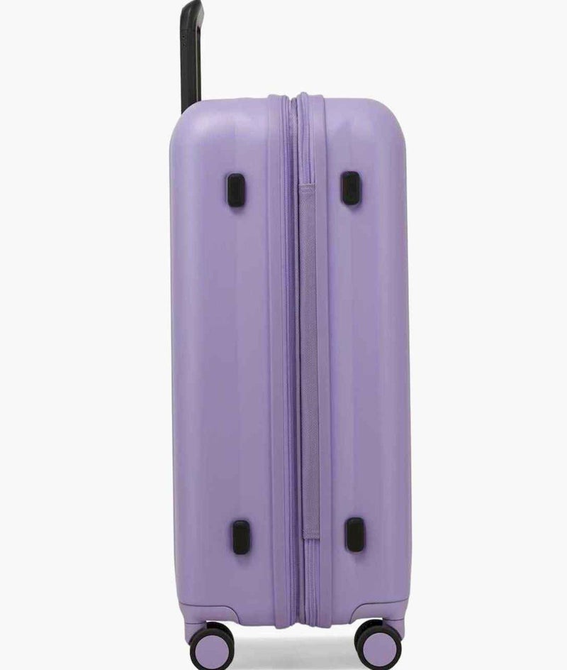 Echolac Amos Pro 75 Cm Hardside 4-Double Wheeled Check-in Luggage Trolley - Violet Tulip - Image 3