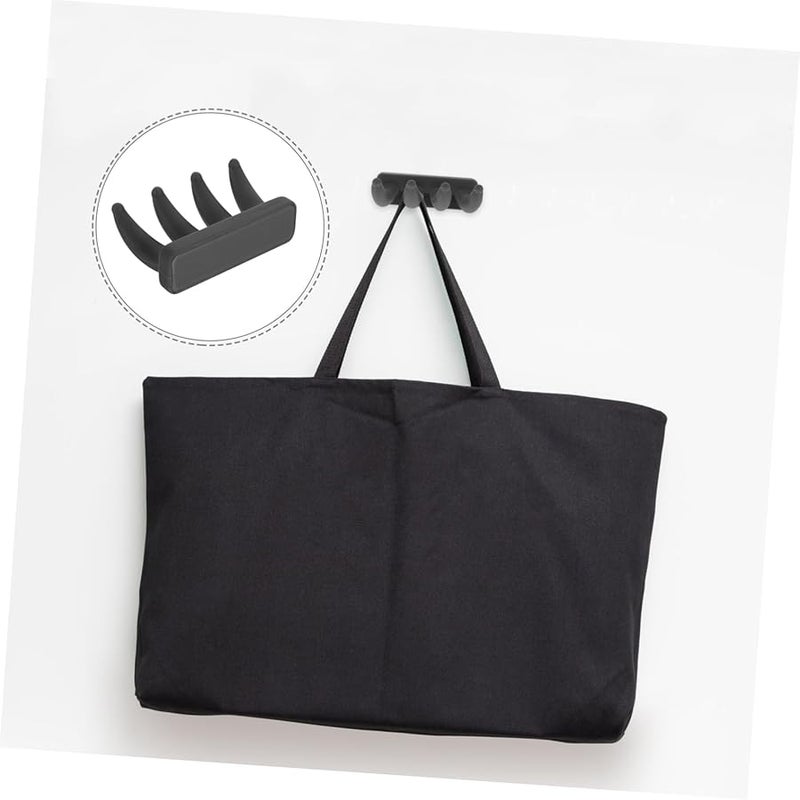 Black Banana Shape Wall Coat Hook Adhesive Hat Key Hanger Decorative Storage - Image 5