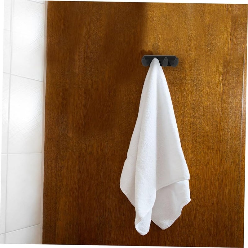 Black Banana Shape Wall Coat Hook Adhesive Hat Key Hanger Decorative Storage - Image 4