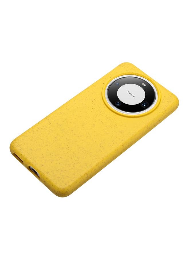 Green Tiger - Case For Huawei Mate 60 Wheat MagSafe Magnetic Straw Material + TPU Phone Case - Image 1