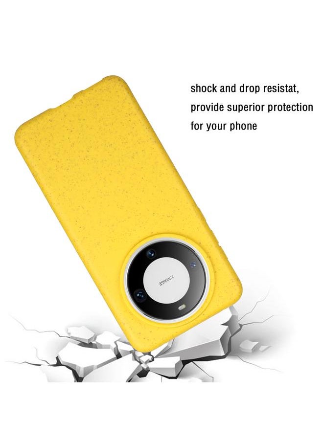 Green Tiger - Case For Huawei Mate 60 Wheat MagSafe Magnetic Straw Material + TPU Phone Case - Image 1