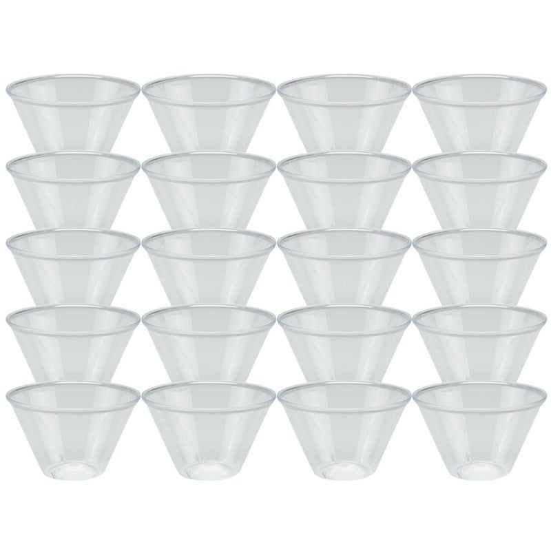 Thick Crystal Plastic Shot Glasses 60ml Small Disposable Cups 100 Pieces for Party Events and Travel - Image 2
