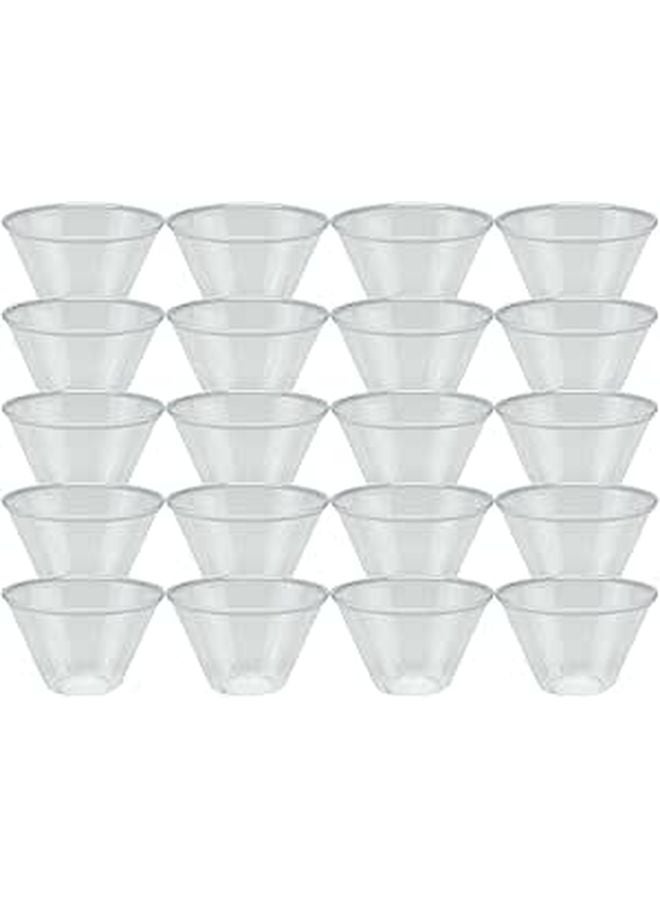 Thick Crystal Plastic Shot Glasses 60ml Small Disposable Cups 100 Pieces for Party Events and Travel - Image 1