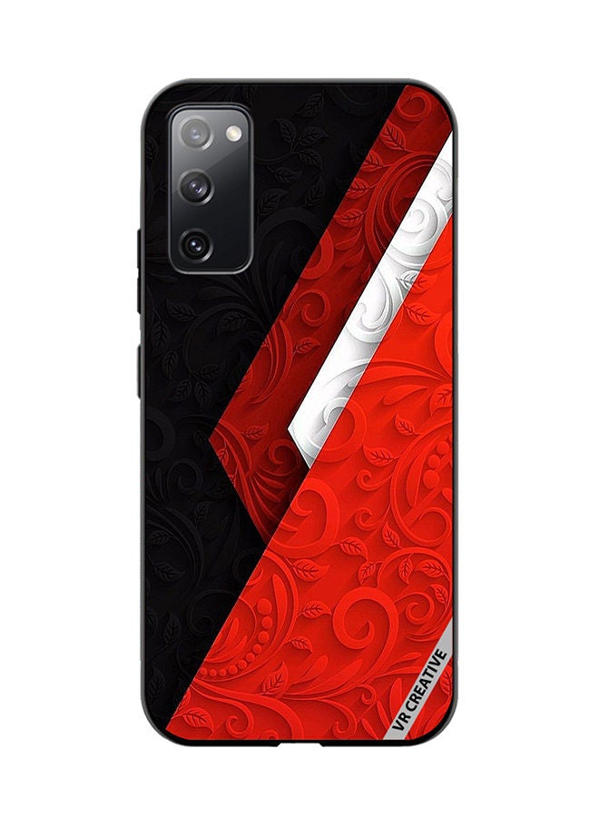 VR CREATIVE Protective Case Cover For Samsung Galaxy S20 FE 5G Texture Design Multicolour - Image 1