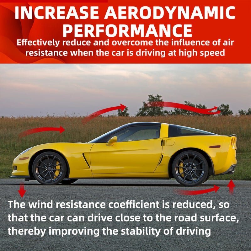 ECOTRIC إيكوتريك جناح سقف الصندوق الخلفي المتوافق مع 2005-2013 شيفي شيفروليه كورفيت C6 ZR1 من ألياف الكربون المطلية - Image 3