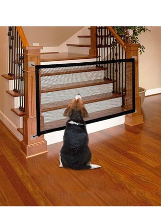 Mesh Barrier Gate for Dogs and Animals Indoor and Outdoor Safety Gate Can Be Installed Anywhere for Dogs and Cats, Includes Hooks and Adhesive Posts, 110 x 77 cm - pzsku/Z6B77D2ABAE514AE3CC6BZ/45/1744023608/d6c4a179-0017-4c93-b369-5e17430ec5df