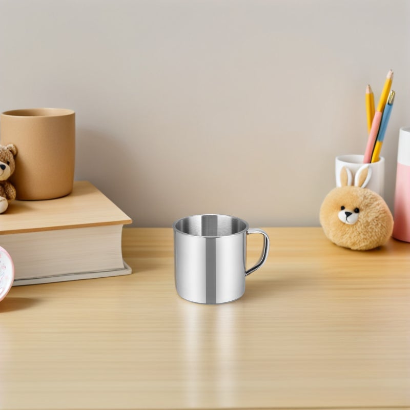 6Pcs Kindergarten Stainless Steel Water Mugs Kids Water Cups Children Cups - Image 4