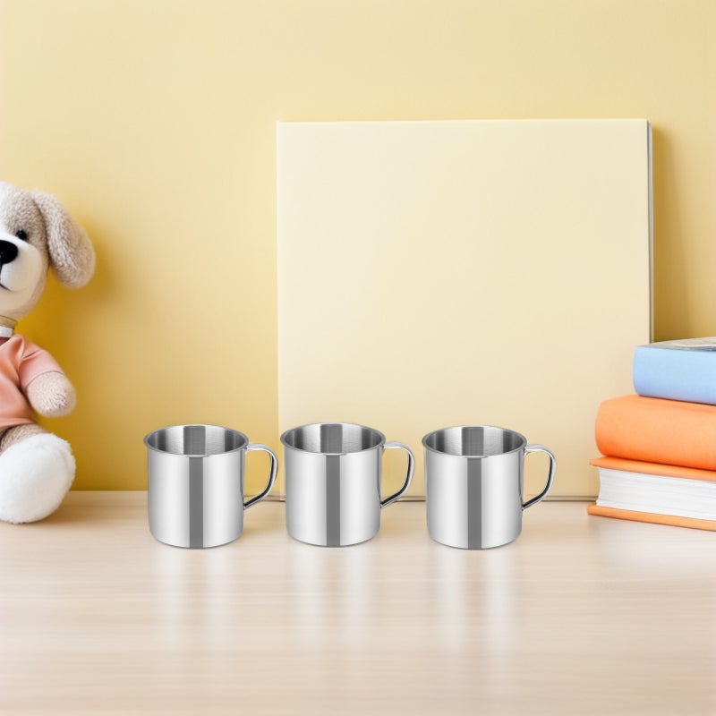 6Pcs Kindergarten Stainless Steel Water Mugs Kids Water Cups Children Cups - Image 2