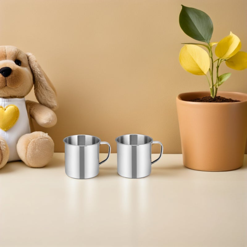 6Pcs Kindergarten Stainless Steel Water Mugs Kids Water Cups Children Cups - Image 5