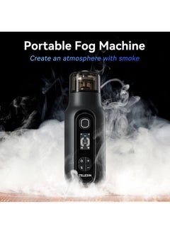 TELESIN TELESIN Fog Machine, Photography Fog Effect, Portable Fog Maker, with Remote Control Fogger Machine, for Video Shoot and Parties  - Image 2