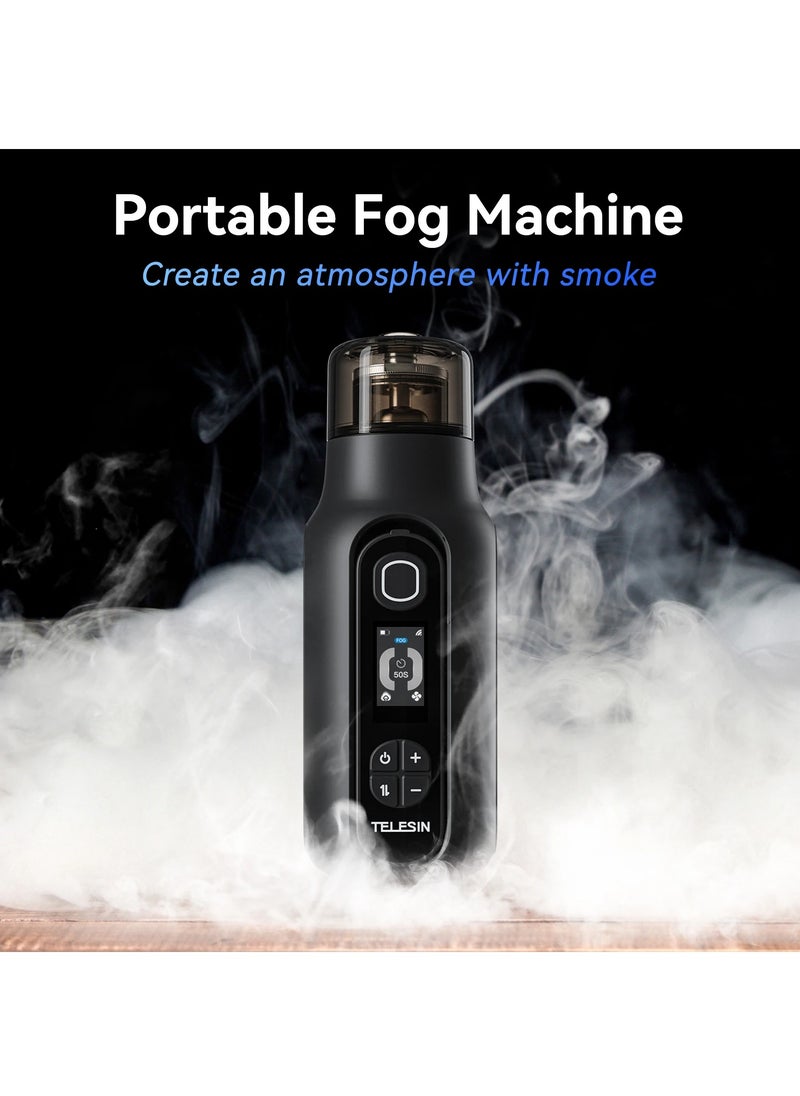 TELESIN - TELESIN Fog Machine, Photography Fog Effect, Portable Fog Maker, with Remote Control Fogger Machine, for Video Shoot and Parties - Image 1